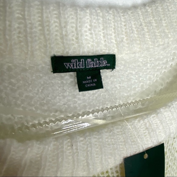 NWT Wild Fable lightweight knit w/ bishop sleeve - Picture 9 of 10